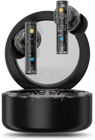 KZA COUSTICS Carol Wireless Earbuds 6 Mikrofon Bluetooth Ohrhörer Aktive Geräuschunterdrückung Musikkopfhörer Standard Musik Spiele Transparent ANC Vier Modi 6 Stunden Akku Anti-Wait Kopfhörer