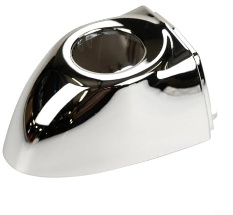 Qualoramall Capuchon de poignée de porte de voiture avant et extérieur plaqué chrome ABS pour poignée de porte avant 735607049 6AQ85SZ0AA pour Fiat 500X 2016-2021