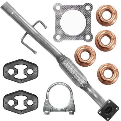 POLMOstrow Auspuff für VW Lupo 1 I 1999-2005 | Kollektorrohr, Motoren: 1.0 - 1.4 | Fließheck