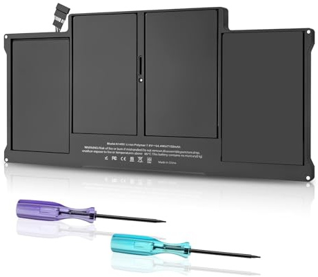 Batterie de Rechange pour MacBook Air 13 A1466 (2013-2017), 7150mAh, Batterie de Rechange Haute Sécurité avec Kit d’Outils