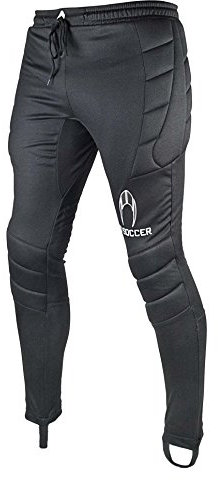 HO Soccer 0505555 Pantalones Largos de Portero, Unisex Adulto, Negro, S