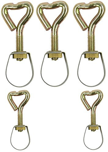 Unbekannt Rohrschellen-Set 10 STK Rohrhalterung Rohrbefestigung Rohrklemme 24-26 mm Gold