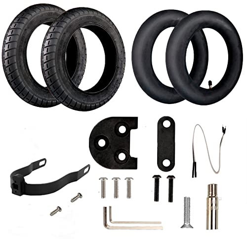 ANSENI Kit Laufrad Wanda 10 Zoll Kompatibel für Xiaomi M365,Pro Ersatz für Elektroroller, Laufrad, 10 Zoll Schlauch, Visierung und Ventiladapter (Mit Halterung 1S M365/M365Pro)
