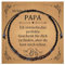 CheersLife Morsecode Armband Für Papa, Papa Armband, Papa Geschenk, Vatertag Geschenk Für Papa, Weihnachten Geburtstagsgeschenk Für Papa Wickeln Strang Holzarmband I Love You