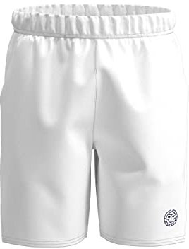 BIDI BADU Herren Crew 7Inch Shorts - White, Größe:M