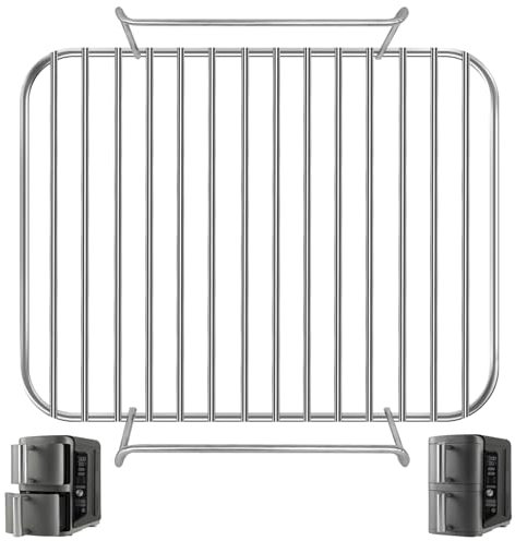 GXF Air Fryer Wire Rack for Ninja SL401 DoubleStack XL 2 Basket air Fryer, Replacement 8.5''×7.2''×1.8'' Stainless Steel Air Fryer Accessories Roasting Steamer Grill Racks Baking Tray Rack