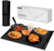 COODAM Warming Mat for Food - Full Surface Rapid Heating, Rollable & Portable Food Warmer Mat with 6 Temperature Settings and 1-4 Hours Adjustable Timer, Silicone Heating Mat for Party Buffet (Black)