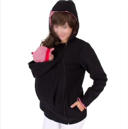 007,XL, Babytrage Hoodie Jacke Weich Und Bequem 3 in 1 Känguru Mantel Frauen Mit Reißverschluss Schwangere Top Baby Tragen Baby Halter Frühling Und