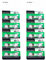 Xuanxi Lot de 20/10 piles bouton alcalines AG10 LR1130 LR54 1,5 V pour montres, calculatrices, jouets et petits appareils électroniques