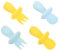 Beaupretty 2 pièces Cuillère et Fourchette Silicone pour Garçon Fille de Cuillères Fourchettes Ustensiles Apprentissage pour Manger Indépendamment pour Garçon Fille et Tout Petits