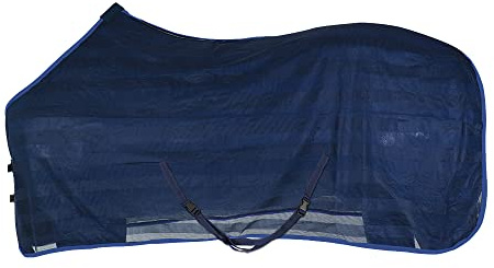 PFIFF 102309-20-165 Fliegendecke Pferd -Brimfly- Pferdedecke, Einheitsgröße, blau