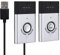 Wireless Intercom Doorbell - BW Wireless Voice Doorbell and Wireless Chime Doorbell Support Two-Way Voice Intercom Operating at Over 200m for Home and Office - Silver