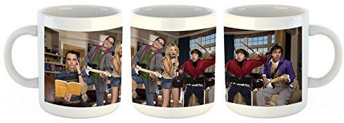Unified Distribution The Big Bang Theory - Sheldon Leonard Penny - Tasse mit Motiv Bedruckt, 300ml C-Henkel. Tolles Geschenk für Büro, Küche, Geburtstag, Ihre Neue Lieblingstasse zum Frühstück