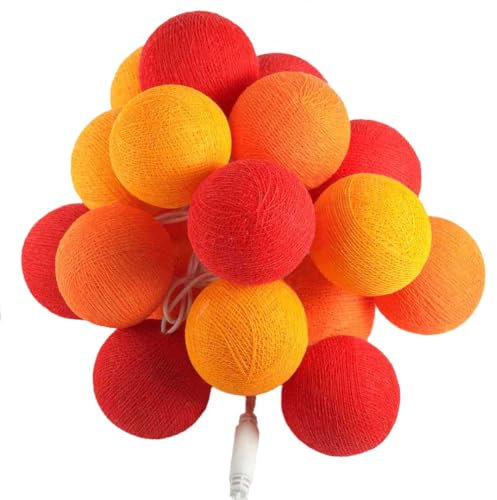 LED Lichterkette Feenlichter Bälle Fire 20 Lichter