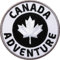 2 x Canada Ahorn Aufnäher 60 mm gestickt schwarz/Kanada Abenteuer Outdoor Trekking Reise Camping/Patch Abzeichen Aufbügler Flicken Bügelbild/Patches für Kleidung Tasche Rucksack Reiseführer