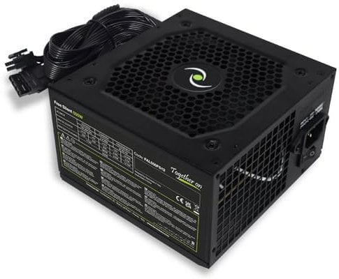 Tecnoware Power Systems - ATX Free Silent 550 Netzteil, 12 cm Leiser Ventilator, 2 x SATA, 1 x 24-polig, 1 x 12V 4+4-polig, 2 x Molex, Überspannungsschutz, CE- und Rohs-Zertifizierung, 550