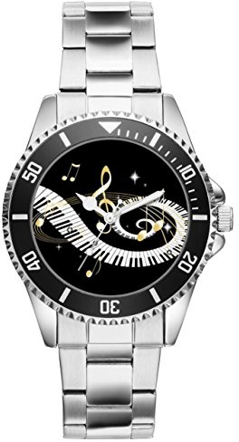 KIESENBERG Uhr - Klavier Keyboard Spieler Musiker Geschenk Artikel Idee Fan 2645