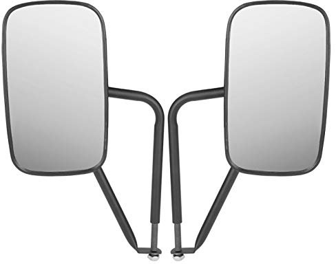 Qiilu Auto-Seitenrückspiegel mit Halter Fit für für JL JK TJ LJ YJ Autozubehör R7x612