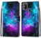 Mo-Somnus Kompatibel mit Samsung Galaxy M31 Hülle, Leder Handyhülle mit Kartenfach Geld Slot Ständer PU Ledertasche Wallet Flip Brieftasche Magnetische Schutzhülle Case Etui (Himmel)