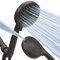Sparkpod 10-Setting High Pressure Shower Head - Luxury 5 High Flow Hand Held Shower Head with High Pressure Jets - Premium Stainless Steel Hose and Bracket Included (Oil Rubbed Bronze)