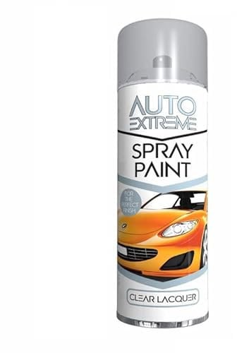 SuperGift.com 250ml All Purpose Aerosol Clear Lacquer Spray Paint Quick Drying Spray, Fast Dry and Excellent Coverage for Car, Van, Wheel, Metal, Plastic and More by Diva Gift