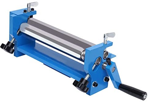 30mm Rundbiegegerät, 3 Walzen Universal Rundbiegemaschine SJ-300 Manuell Winkelbieger Biegemaschine Biegegerät Rohrbieger für Blechwerkstätten