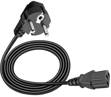 AC Power Cable Netzkabel Stromkabel 3 polig Replacement for Instant Pot Duo Plus Mini DUO50 DUO60 V2 V3 Duo 80 Duo Plus 80 Duo Nova Duo Crisp AF 8 Ultra 80 3Prong C13 Plug Power Cord