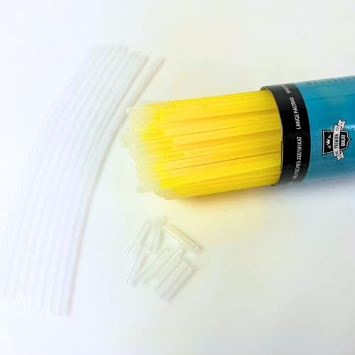 KNIXS-Arm-Knicklichter - 100er Rolle - Gelb inklusive 100 Stk 2D Verbinder