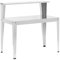 Uniprodo UNI_CF_08 Tavolo da giardinaggio con ripiano Acciaio zincato 112 x 61 x 109 cm Tavolo da lavoro per giardinaggio Tavolo da giardinaggio in acciaio zincato Banco da giardinaggio