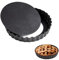 JUNART 2 teglie da forno da 11,9 cm, teglie rotonde antiaderenti con fondo rimovibile, lavabile in lavastoviglie, vassoio per pizza, tortiera