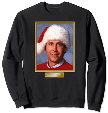 Cotton Soul Unisex-Adults Black Christmas Movie Themed Sweatshirt - National Lampoon's Christmas Vacation Hallelujah