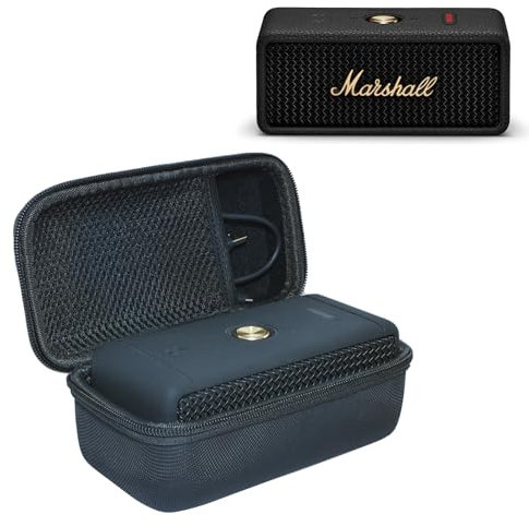Schutzhülle für Marshall Emberton III/Emberton II Tragbarer Bluetooth-Lautsprecher, Schwarz (nur Hülle)