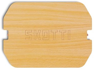 SKOTTI Plank Holzschneidebrett für SKOTTI Boks, passend für Boks 1,0L & 2,5L, einfache Befestigung - Skotti Grill Zubehör