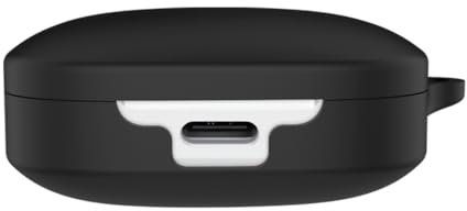 FTRONGRT Funda Compatible con Xiaomi Redmi Buds 6, Suave Durable, Anti-Rasguños, Bluetooth Caja de Auriculares Estuche Protector Compatible con Xiaomi Redmi Buds 6.Negro