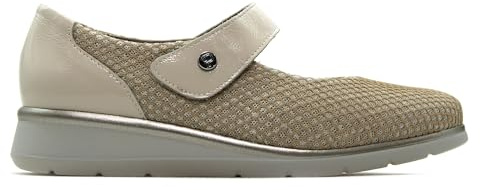PITILLOS - Bailarinas con cuña,Cierre adesivo,Suela de Goma,mocasín,Mercedita,Plantilla Extraible,Rejilla,Tela, para: Mujer