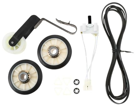 HWWW 4392065 349241t Trockner Reparatur Kit 341241 Trommel Gürtel Latch Umlenkrolle Rollen Ersetzen for 660996 8066065 3406107