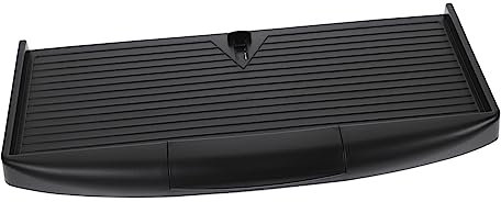 CAXUSD Keyboard Tray Under Desk Slide-Out Keyboard Stand Pull Out Drawer Black Thickened Desk Organizer for Office Typing