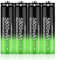 DUBEI 3.7V 5800mAh High Capacity Batteries Rechargeable Lithium Battery for LED Flashlight Headlamp Electronic Devices, 4 Pcs