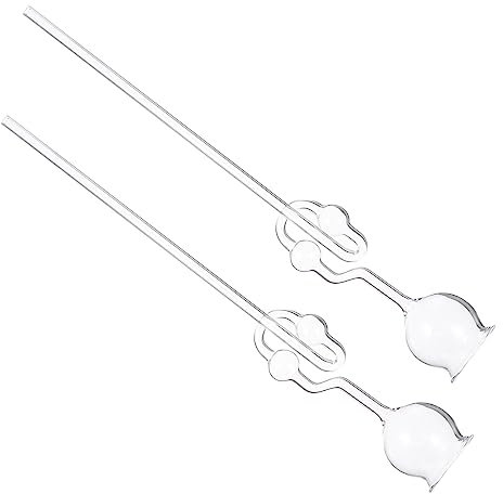 HEALSOPTHY 2piezas Embudo De Vidrio Embudo De Seguridad Para Científico Transparente