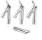 Set di punte per ugelli di saldatura in acciaio inossidabile Testa di soffiatore ad aria calda Torcia termica Diverse dimensioni 5mm 6mm 8mm per PP PVC Piastra di plastica Saldatura Strumento di