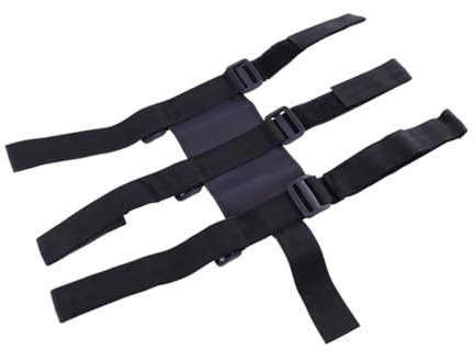TOBBOMEY Kfz Halterung für Taschenlampe und Robuste Verstellbare Bandage für Männer und Frauen Installieren und Vielseitig Einsetzbar Schwarz