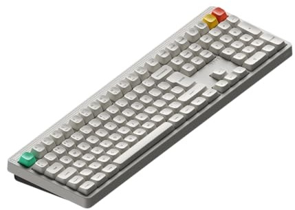 nuphy Node100Wireless Mechanische Tastatur, Hot Swappable Custom Keyboard, 109 Tasten Computer Gaming Tastaturen, Unterstützt Touch Gesten, RGB Hintergrundbeleuchtung, Bluetooth/2,4 GHz/USB-C