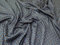 Italienisches Geometrische Print Slinky Satin Kleid Stoff Blaugrün – Meterware