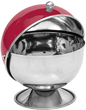 Secret de gourmet Sucrier - 9 x 13 cm - Inox - Rouge