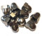 MK-Befestigungstechnik 10 Stück Hutmuttern M5 Messing verchromt DIN1587 hohe Form