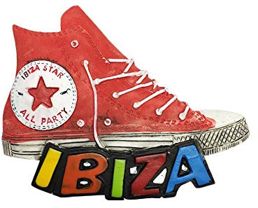 Ibiza Spanien 3D Kühlschrankmagnet Reiseaufkleber schuhförmige Souvenir, Home & Kitchen Dekoration, Spanien Kühlschrankmagnet