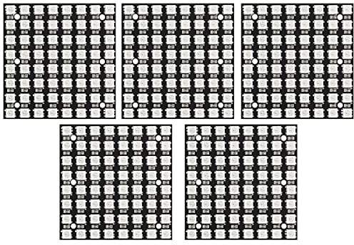 AZDelivery 5 x U 64 LED Matrix Panel CJMCU-8x8 Modul kompatibel mit Arduino und Raspberry Pi inklusive E-Book!