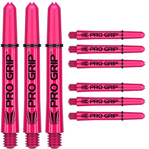 Target Darts 3 x Sätze of Rosa Pro Grip Dartschäfte Mittel - 9 Dartschäfte Insgesamt