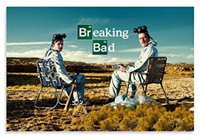 WSDSX 2 Breaking Bad Poster und Drucke, Leinwand, Wandkunst, Geschenke, Heimdekoration, Raumdekoration, Poster, 60 x 90 cm