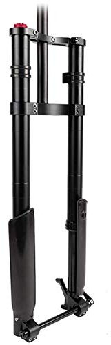 MTB Bike Suspension Fork 26/24 Inch BMX 160mm Travel Bicycle DH Fork Magnesium Alloy Downhill Forks 15mm Through Axle 1-1/8 Threadless Mountain Bikes Fork